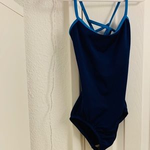 Girls blue leotard